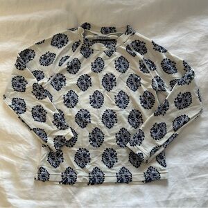 J. Crew crewcuts block print rashguard (size 4-5)